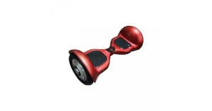 Гироскутер с Влагозащитой Smart Balance 10" c Приложением и Самобалансировкой (Красный карбон)