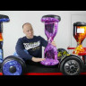 Гироскутер с Влагозащитой Smart Balance 10" c Приложением и Самобалансировкой (Синий карбон) Видео