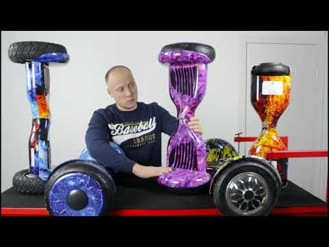 Гироскутер с Влагозащитой Smart Balance 10" c Приложением и Самобалансировкой (Белый) Видео