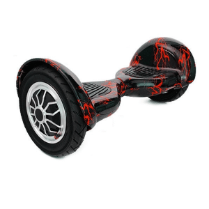 Гироскутер Smart Balance 10" c Приложением и Самобалансировкой (Черный с красной молнией)