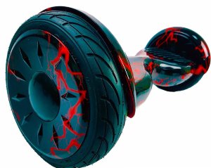 Гироскутер с Влагозащитой Smart Balance Premium 10.5" (Черный с красной молнией)